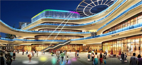 購物中心內廣場