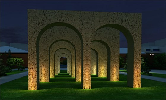 延安中軸線夜景規(guī)劃設計