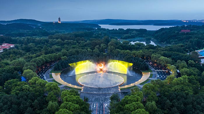 長春凈月潭燈光秀，第二彈！