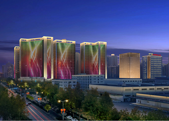 西安經開藍海風、賽格商圈夜景規劃設計